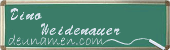 Dino Weidenauer Visitenkarte